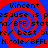 Red spiral patterns on blue background with repeated text overlays including names and abbreviations.