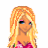 Pixelated cartoon icon with blonde character and pink text reading "yeah im single at least while my BF is outta town!" on white background.