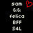 Static pixel art displays two identical text on black background with red heart symbol above center