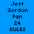 Pixelated text on blue background with white rectangular highlights shifting across of names and numbers