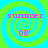 Four identical spiral patterns with alternating cyan and green rings, each containing pink text reading 'summer' above '05'