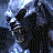 A 4-frame animated contact sheet showing a pixelated