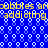 Blue background with repeating light blue circular patterns and yellow text reading 'bubbles are addicting' in two horizontal bands.