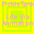 Pixelated green and yellow square with pink text 'PickleTank' at top and 'Life Via Animation' at bottom, repeated in four quadrants