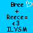 Blue background displays text and symbols with a white heart icon on the left side, while the right side shows identical text without the heart.