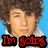 six pixelated images showing a person with curly brown hair against a blue background, with red text overlays changing