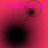 Four- of pink background with black circular shapes and dotted lines, each displaying distinct arrangement of elements