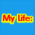 six distinct pixelated sections with text and imagery including 'My Life: Horses, Poetry' and 'Reading' on various backgrounds