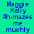 A static image with repeating text in blue on a cyan background, featuring small pink dots scattered throughout.