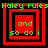 Four identical red square frames with black borders contain green text reading 'and so do i' and 'Haley rules' at the top, arranged in a