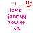Pixelated text and symbols in pink and red on white background, with a red heart symbol above the text.