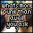 Pixelated of six distinct images including text, people, food, and objects with one empty