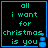 Four identical pixel-art display green text on black background with blue border and small snowman icon