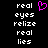 Pixelated text arranged in two on black background with a pink heart symbol above the left
