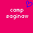 A static image with a bright pink background featuring two identical text blocks and a blue pixelated heart symbol above them.