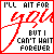 A 3x3 contact sheet of animated frames showing a text-based icon with red and black pixelated lettering on white background, displaying variations in the phrase "I'LL WAIT FOR YOU BUT I CAN'T WAIT FOREVER" across sampled frames.