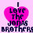 Four identical pixelated icons arranged in a , each featuring a pink heart with text over a light purple background