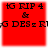 Red square icon with black text reading 'TG RIP 4 & G DES z RLG DES z RL' in pixelated font, displayed as a static image.