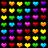colorful heart icons in rainbow hues on black background, with pink text reading "If I told you" and a blue sky backdrop featuring "love me back."