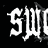 Black-and-white animated contact sheet of text-based icon with gothic and distressed typography, showing sequential frame changes in lettering style across 13 sampled frames.