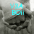 A grayscale image of a person's face with cyan text overlays in three separate sections, each displaying different text.