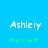 Pixelated text 'Ashley' in white on blue background with green plus symbols below, showing animation change between frames.