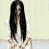six showing a girl with long dark hair, a ghostly figure in blue, and text reading "Little Girls Aren't Scary!" on a white background