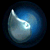 A sequence of twelve circular frames showing a translucent blue droplet shape rotating against a dark background with a glowing blue aura.