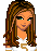 Pixel art contact sheet showing a female character's head, torso, and legs with orange text reading "blondes tease, brunettes may but please!" on black background.