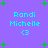 Purple background with green plus signs, cyan text reading 'Randi Michelle' and '<3', repeated in a pattern