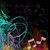 Animated icon with swirling teal and purple lines over dark background, transitioning from fiery orange-brown base to solid gray in final frame.