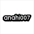 Animated sequence showing two distinct character groups in separate with text labels 'anah007' and 'celestial' on the left