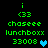 Green pixelated text and symbols on black background with blue heart animation change