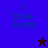 Blue and dark brown background with 'I Love krista' text and a star icon that changes color between frames.