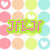 Pixelated icon with pastel circles and hearts on white background, featuring pink text 'JIKAR' in green block letters.