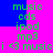 A static image with a bright pink background and blue rectangular sections, displaying green text listing music-related terms in two
