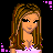 Pixel art contact sheet showing a female character in various outfits and poses with pink text expressing romantic longing, arranged in a 4x3 grid on black background with purple diamond accents.