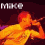 Animated sequence of a person in yellow shirt holding microphone against dark background with purple accents, text "MIKO" visible at top corners.