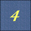 Blue chevron-patterned background with yellow text reading '4 Free Stuff' in three separate