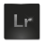 Static square icon with dark gray background and light gray border containing pixelated 'Lr' text in light gray.