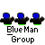 Animated contact sheet showing 10 frames of a pixel art icon featuring blue-headed figures with green bodies and black hands, arranged in a grid under text labels.