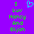 Static pixel art displays green text on purple background with a blue heart symbol above the leftmost text block.