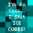 Pixelated 4-frame animated contact sheet showing repeated text on a teal and black checkered background with white pixel font.
