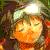 Animated sequence of a character with closed eyes, light-colored hair, and orange face transitioning through multiple poses against gray background.