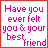 nine with red borders, each containing pink and black text about friendship slipping away