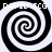 Four identical black-and-white spiral patterns arranged in a with white text "DAVID TCG" above and below each spiral