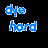 A 48x48 pixel animated contact sheet showing two frames of a blue paintball icon with text "die hard" and "paint baller" on black background, plus a shield-shaped logo frame.