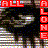 Pixelated static image with red text reading 'ALL' top-left and 'ALONE' vertically right, over dark background with scattered colored pixels and faint horizontal stripes.