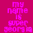 A static image with a bright pink background displaying repeated text in lighter pink pixelated font.