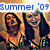 Animated sequence showing two women in a with 'Summer '09' text at top, transitioning from three to two figures